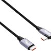 Akyga Kabel USB Złącze męskie USB-C®, Złącze męskie USB-C® 0.30 m czarny AK-USB-53