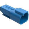 Housing, connector, pin, male, 2 pole, AT04-2P-BLU