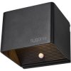 Sygonix SY-6053268 LED Wall Light 2W Black with Motion Detector