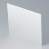 Rear panel, aluminum, (W x H) 131.3 x 118.6 mm, white, B6145112