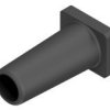 Cable grommet, cable Ø 8.3 mm, L 27.5 mm, plastic, black, 795-907700