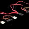 83059 miniSAS SFF-8087>4x SAS SFF-8482 + Power 0,5 m
