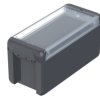 Bopla B 180809 PC-V0-G 7024 (96024134) - obudowa uniwersalna z przezroczystą pokrywą (191 x 80 x 90 mm)