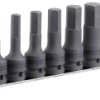 Facom NSHM.J8 wewnętrzny sześciokąt Zestaw nasadek wkrętakowych 5 mm, 6 mm, 8 mm, 10 mm, 12 mm, 14 mm, 17 mm, 19 mm 8 sz