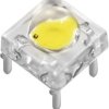 Dioda LED THT Nichia NSPBR70BSS, niebieski, prostokątny, 7.6 x 7.6 mm, 100 °, 30 mA, 3.4 V