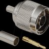 0404002 N-plug, crimp type. RG 213-U