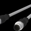 142MNA11020 Sensor cables, M12, 8-pin, plug > plug, 2 m