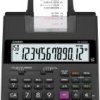 Casio HR 150 RCE Kalkulator stacjonarny drukujący czarny Wyświetlacz: 12 bateryjne, z sieci elektrycznej (opcjonalnie) (