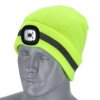 Czapka zimowa z latarką RAY FLUO żółty 54-60 ONE SIZE STALCO S091491037