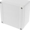 PC enclosure, (L x W x H) 119 x 119 x 80 mm, light gray (RAL 7035), IP66, 1555P2GY