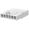 Socket housing, 6 pole, pitch 3.96 mm, straight, natural, 178480-1