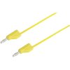VOLTCRAFT MSB-300 Test lead Banana jack 4 mm 0.75 m Yellow