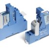 Przekaźnikowy moduł sprzęgający 15,8mm, 2P 10A 24V DC, styki AgNi, zaciski śrubowe, szyna DIN 48.62.7.024.0050SMA