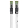 Kabel Patchcord CAT 8.1 S/FTP PIMF RJ45/RJ45 0,5m biały