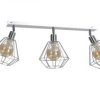 Spot loftowy 3xE27 FOSKAL SILVER