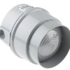 Sygnalizator 12 V DC, 24 V DC Stały Czerwony Montaż na podstawie LED