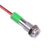 Q6F3CXXG02 Green Flush 6mm 2.1VDC LED Panel Indicator APEM