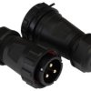 Złącze okrągłe 3-pinowe SP29 Mocowanie kablowe liniowe Wtyk, Gniazdo RS PRO Męski/żeński IP68 SP29