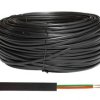 Przewód kabel telefoniczny 2 żyły CCS linka czarny (10m)