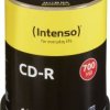 Płyta CD Intenso, 700 MB, 80 min, zestaw 100 szt.