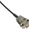 D-Sub connector housing, size: 1 (DE), straight 180°, cable Ø 3 to 9.5 mm, metal, silver, 09670090349280