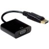 Value 12.99.3136 Adapter cable DisplayPort/VGA Black 0.15m