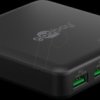 70764 USB (PD) charger, 5 - 20 V, 100 W, 2x USB-A, 2x USB-C, black