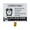 Waveshare 5.83inch E-Paper E-Ink Raw Display, 648×480, Black / White, SPI, Without PCB