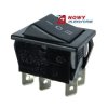 Przełącznik 3poz. ON-OFF-ON 2tor 16A/250VAC kołysk/stabiln
