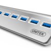 Unitek Y-3187 aluminiowy hub 7x USB 3.0
