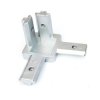 90º 3-way Tee Corner Connector for 2020 Aluminum Profiles - V-SLOT, T-NUT