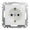 Gniazdo schuko, białe, Sedna Design i Elements SDD111025