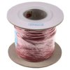 Przewód jednożyłowy linkowy, UL 3239, 0,33 mm², 17/0,16 mm, 22 AWG, XLPE, 6 kV DC, Czerwony, dł. 100m, RS PRO