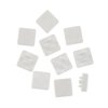 Nasadka na Tact Switch 12x12x7,3mm, kwadratowa (biała) - 10 szt.