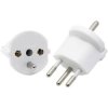 Max Hauri 135801 Fixed Adapter 3-Pin EU to Swiss 10A White Non-removable