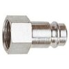 Nipple, L 37 mm, 35 bar, steel, nickel-plated, for jacks, 107463