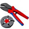 Szczypce do zaciskania zagniatania złączy MC4 0,25-6mm2 z magazynkiem wymiennym KNIPEX 97 33 03