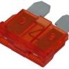 Bezpiecznik; BSU100; samochodowy; UNI 19mm; 10A; czerwony; 32V DC; do gniazda; RoHS