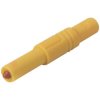SKS Hirschmann 934 097-103 4mm Safety LAS S G Lamella Plug 1000V 24A Yellow
