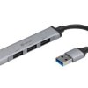 HUB 3XUSB 2.0+1XUSB 3.0 BIAŁY/SREB.H-41