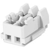 Socket housing, 2 pole, pitch 1.5 mm, straight, natural, 353293-2
