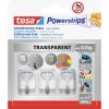 tesa 58620-00003-00 Powerstrips Small Adhesive Hooks White Stainless Steel 3pc