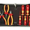 Zestaw narzędzi 1000V wkrętaki, ściągacz izolacji, szczypce-obcinaczki w podręcznym etui PK-2801 22991