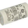 Kondensator; polipropylenowy; silnikowy (rozruchowy); 416172327; 1,5uF; 475V; fi 28x55mm; konektory 6,3mm; śruba bez nakrętki; D