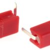 Gniazdo testowe Żeński Połączenie lutowane typ Złącze testowe Czerwony 5A WIMA rozmiar 2mm