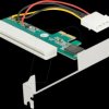 90063 Riser Card PCI Express x1 to 1 x PCI 32 Bit 5 V Slot