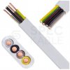 Kabel instalacyjny płaski EL-Instal HP+ HDHp 4x1,5mm2 biały 450/750V bezhalogenowy LSOH B2ca drut Eltrim