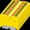 3002770 PTFIX distributor block, 18x1.5, yellow