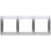 Ramka potrójna SIMON 54 Premium srebrna matowa Kontakt Simon DR3/43