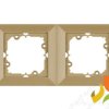 PERŁA Ramka 2 podwójna złoto metalik Ra-2P ABEX